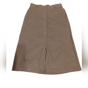 Vintage 1970s Courderoy Skirt Women's Size 11